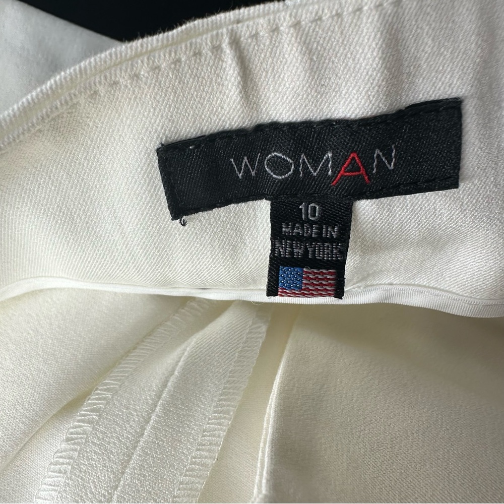 Elegant White Trousers Capris - Picture 6 of 6